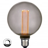 Ampoule LED - Verre fumé moderne - 4W - E27 - G125 - Dimmable