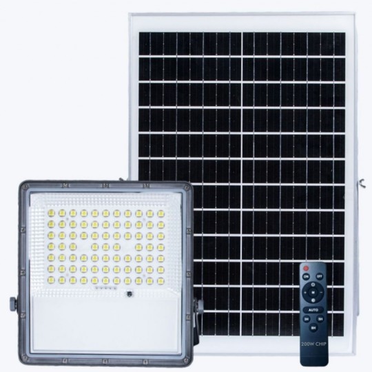 Foco Projector Exterior SOLAR LED 200W NEW AVANT - 5000K