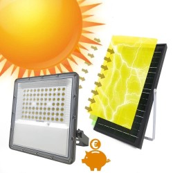 Foco Projector Exterior SOLAR LED 100W NEW AVANT - 5000K