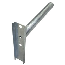 Suporte de poste para Farol - para Coluna e Parede - Aço Galvanizado - 50cm