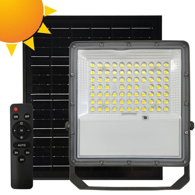 200W SOLAR LED Outdoor Floodlight - NEW AVANT - 5000K