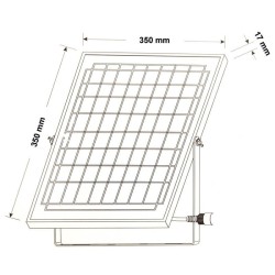 200W SOLAR LED Outdoor Floodlight - NEW AVANT - 5000K