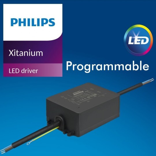 Driver LED programmable - Philips XITANIUM Essential - Xi EP 65W - pour luminaires LED jusqu&#039;à 65W -