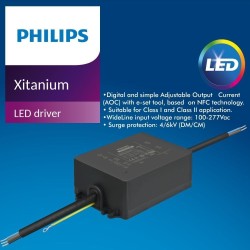 Driver LED Programable Philips XITANIUM Essential - Xi EP 65W para Luminarias LED de hasta 65W