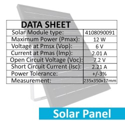 100W SOLAR LED Outdoor Floodlight - NEW AVANT - 5000K