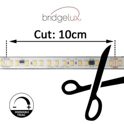 LED Strip 220V | 140xLED/m | 20m | SMD2835 | 2566Lm/M| 19W/M | IP67 | Cut every 10cm