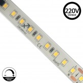 LED-Streifen 220V | 120xLED/m | 20m | SMD2835 | 1450Lm/M | 14W/M | IP67 | Corte cada 10cm