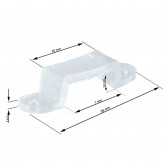 Agrafes de fixation pour rubans de LED IP65