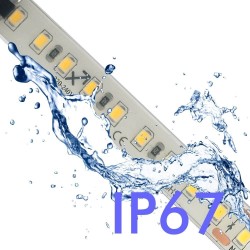 LED Strip 220V | 120xLED/m | 20m | SMD2835 | 1450Lm/M | 14W/M | IP67 | Corte cada 10cm