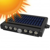 Foco Solar LED orientável - 5W-  Sensor de movimento -  4000K
