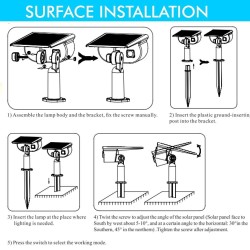 Pica solar de jardim  LED - IP65 -  4000K