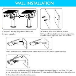 LED Solar garden light - IP65 -  4000K