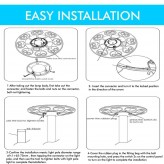 Farola Solar LED  - GARDEN - ABS- 4000K+ Mando de Control