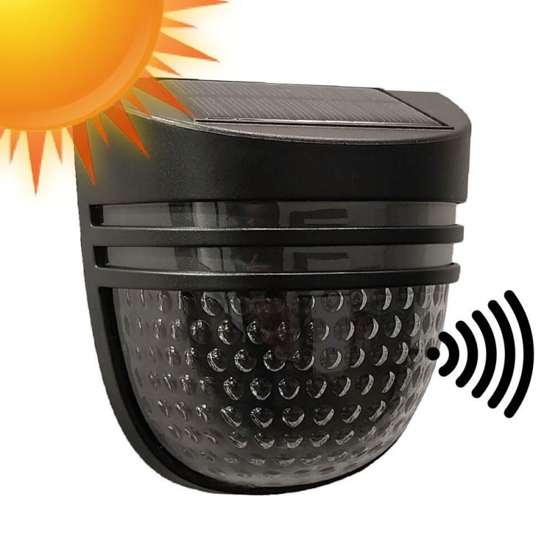 Aplique Solar 10W con Sensor de presencia PIR - 6000K