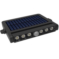 Foco Solar LED orientável - 5W-  Sensor de movimento -  4000K