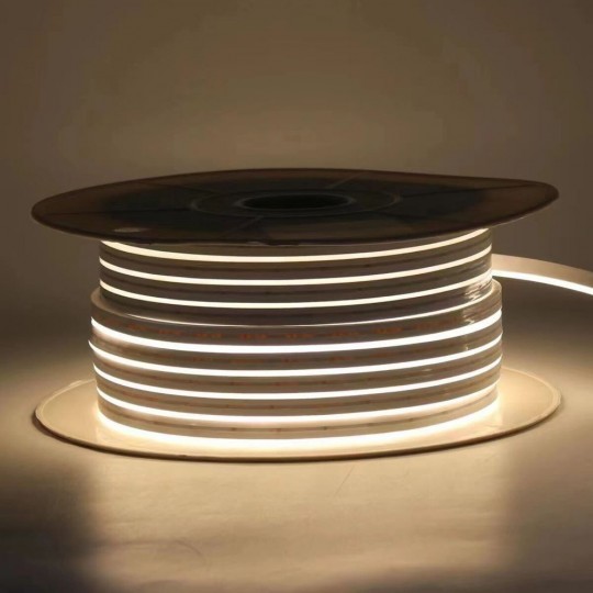 Neon LED Flexível 24V - 10W/m - Bobina 50m - 6x12mm - AZUL