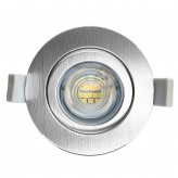 Downlight LED - 7W -  Rond gris brossé- CCT