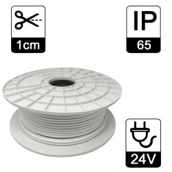 Neón LED Flexible 24V -10W/m - Bobina 50m - 6x12mm - 3000K