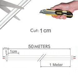 Flexible LED Neon 24V - 10W/m - Coil 50m - 6x12mm - 3000K