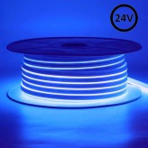 Neón LED Flexible 24V -10W/m - Bobina 50m - 6x12mm - AZUL