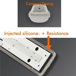 Integrated-LED Tri-Proof Light - 35W-30W-25W-20W -  OSRAM Driver - 120cm