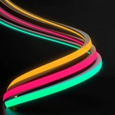 Neon LED Flexível 24V - 10W/m - Bobina 50m - 6x12mm - AZUL SKY