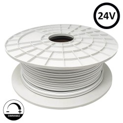 Neón LED Flexible 24V -10W/m - Bobina 50m - 6x12mm - 3000K