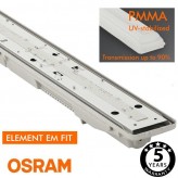 Réglette Étanche LED Intégré -  44W-38W-32W-25W -  OSRAM Driver - 150cm