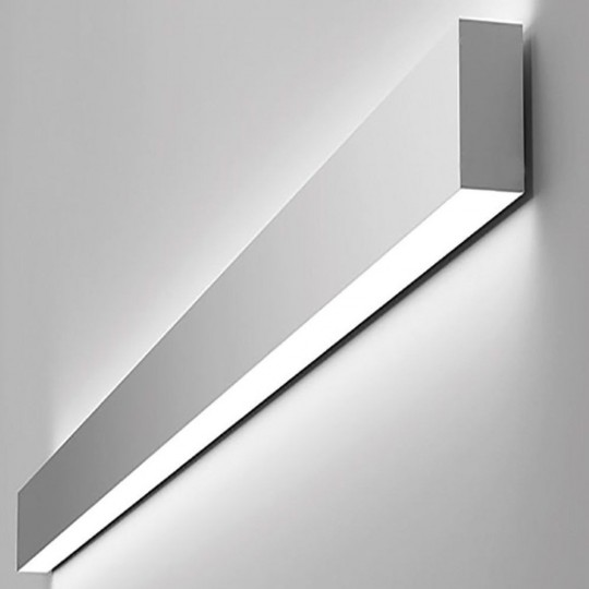 Aplique Linear LED - WASHINGTON CINZA - 0.44m - 0.94m - 1.44m - 1.94m - IP54