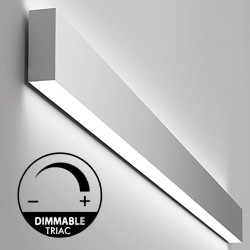 Aplique Linear LED - WASHINGTON CINZA - 0.44m - 0.94m - 1.44m - 1.94m - IP54