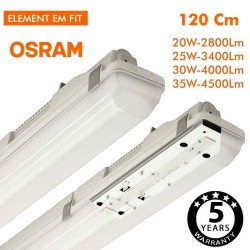 Integrated-LED Tri-Proof Light - 35W-30W-25W-20W -  OSRAM Driver - 120cm