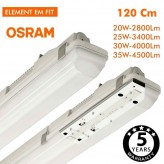 LED Feuchtraumleuchte  Integrierten  - 35W-30W-25W-20W -  OSRAM Driver - 120cm