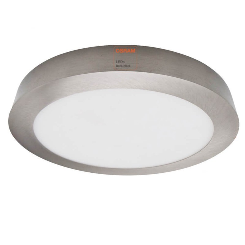 Kreisförmige Deckenfläche Silber Rahmen 15W LED - CCT