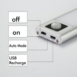 LED Lamp - Rechargeable with Sensor - Lithium