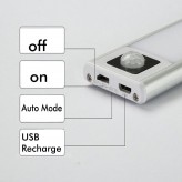 LED Lamp - Rechargeable with Sensor - Lithium