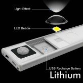 Lampe Capteur Rechargeable à DEL - Lithium