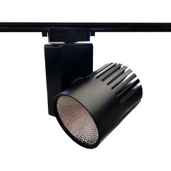 Foco LED 40W UPPSALA Negro PHILIPS Driver Carril Monofásico CRI+98