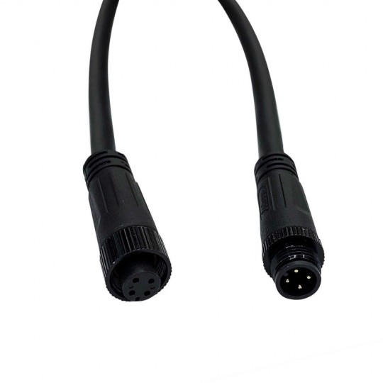 Cabo conector Estanque 12V-24V - IP68 - M8 - Macho - Fêmea