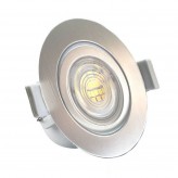 Downlight LED 7W -  Rond Chromé - CCT