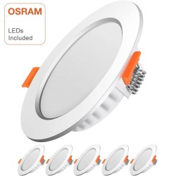 Placa Slim LED Circular 5W OSRAM Chip