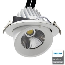 Foco Encastrável Orientável LED 44W - IP20 - 24º - CCT