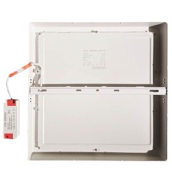 Plafón LED cuadrado superficie 30W 120º OSRAM Chip