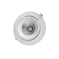 44W Round Adjustable LED Spotlight - IP20 - 24º - CCT