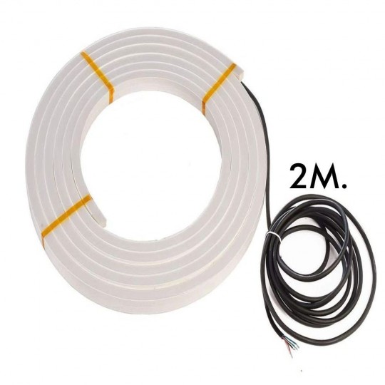 Flexible Aluminium U LED Profile - 2 metres -