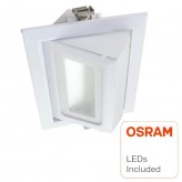 Downlight LED 40W OSRAM Chip - Orientable - Rectangulaire - COULEUR SÉLECTIONNABLE - CCT 120º