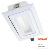 Downlight LED 40W OSRAM Chip - Orientable - Rectangulaire - COULEUR SÉLECTIONNABLE - CCT 120º