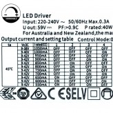 Driver LIFUD pour luminaires LED 40W 950mA -No Flick- 5 Ans Garantie