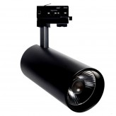 Spot LED MAYA Noir pour rail TRIPHASÉ  DOB Driverless DimmablE 30W - 24º