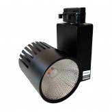 LED Strahler 40W UPPSALA Schwarz BRIDGELUX Chip 1-Phasen Schienensystem CRI+98