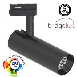 LED Tracklight  30W  BERNA Chrome Black  DIMMABLE  DOB DRIVERLESS  24º